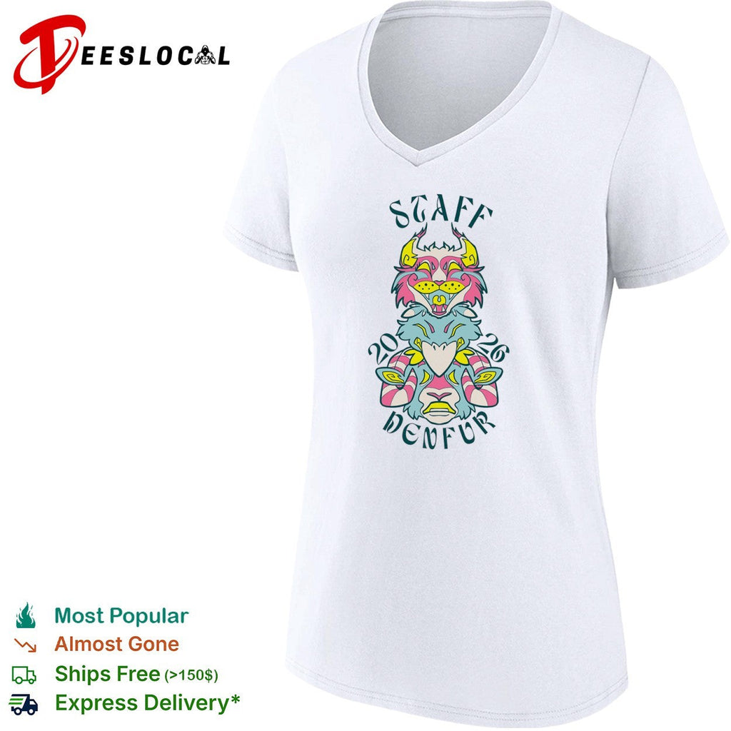 DenFur furry convention staff animal totem 2026 shirt Unisex