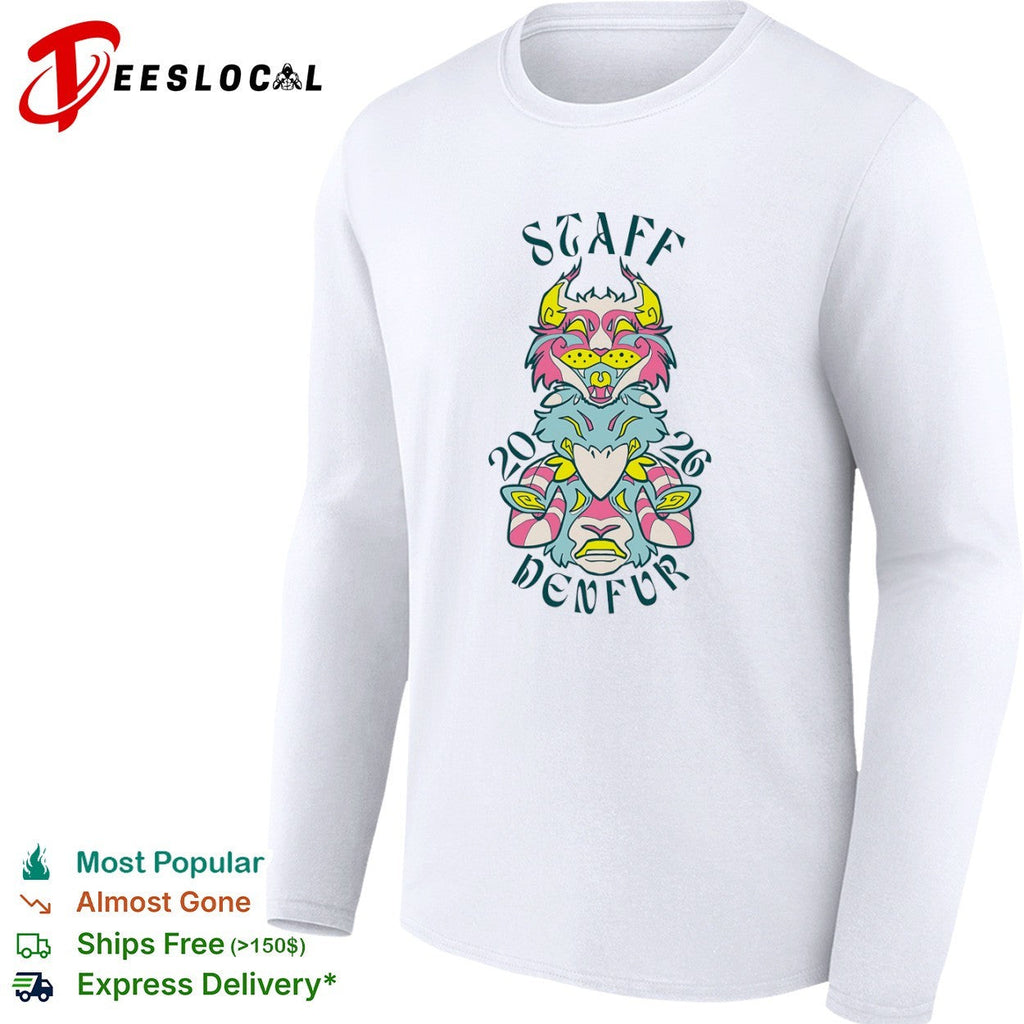 DenFur furry convention staff animal totem 2026 shirt Unisex