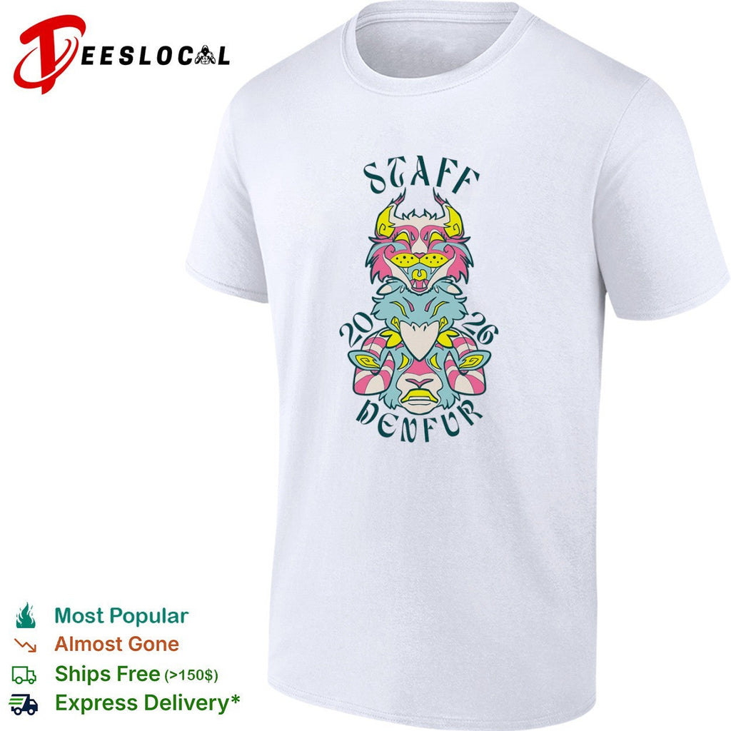 DenFur furry convention staff animal totem 2026 shirt Unisex