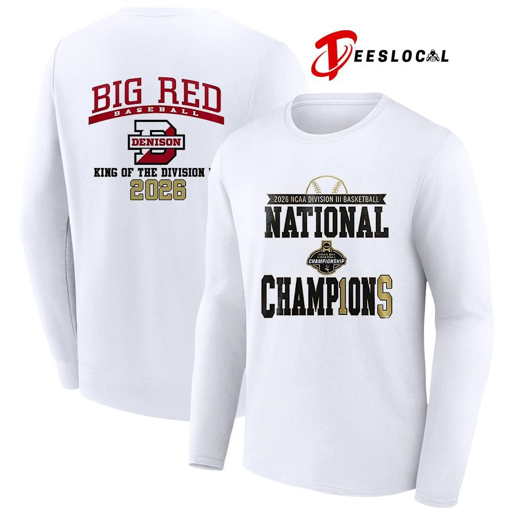 Denison Big Red 2026 King Of The Division III national champions shirt Unisex
