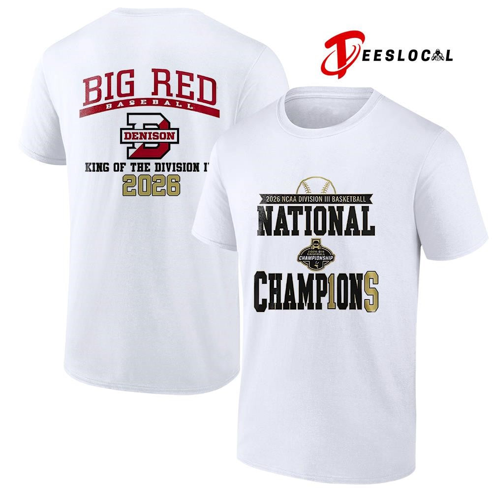 Denison Big Red 2026 King Of The Division III national champions shirt Unisex