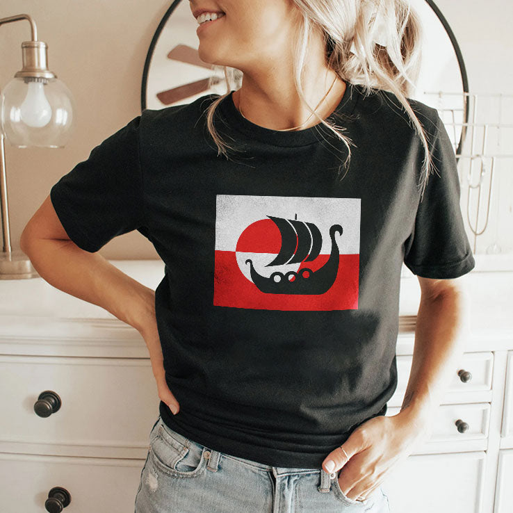 Denmark Greenland Flag Is Not For Sale Support Danish T Shirt Unisex