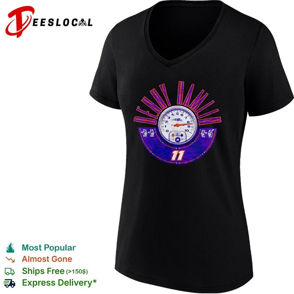 Denny Hamlin 11 Joe Gibbs Racing Nascar Cup Series Tachometer Racing Logo shirt Unisex