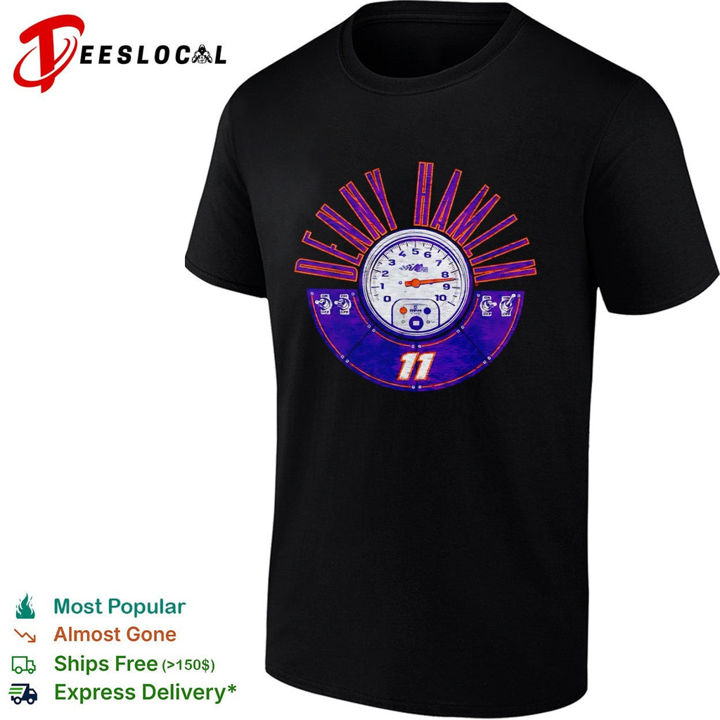 Denny Hamlin 11 Joe Gibbs Racing Nascar Cup Series Tachometer Racing Logo shirt Unisex