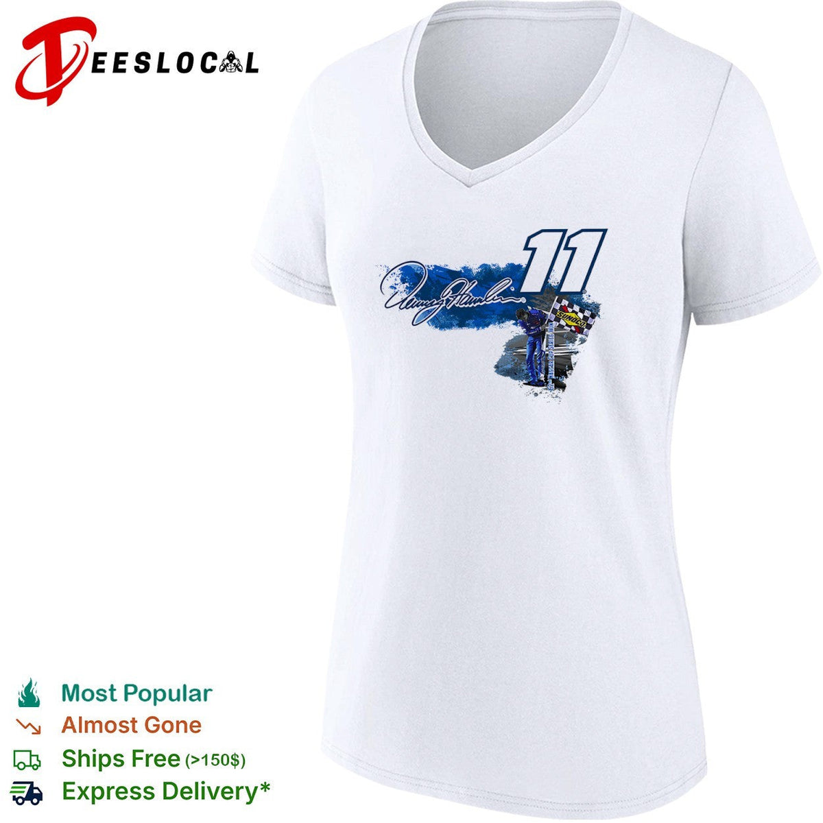 Denny Hamlin 11 NASCAR Cup Series Win Sunoco shirt Unisex