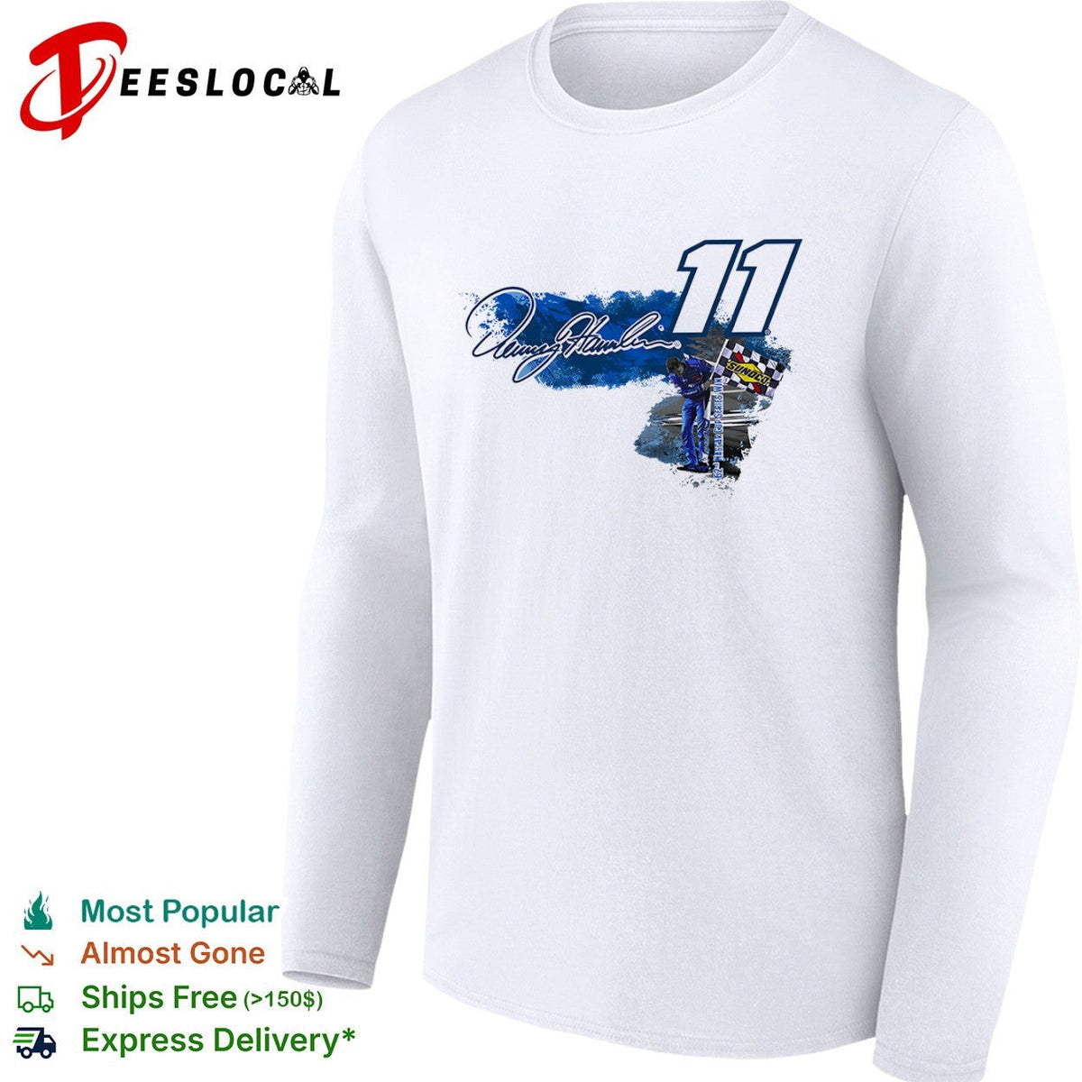Denny Hamlin 11 NASCAR Cup Series Win Sunoco shirt Unisex