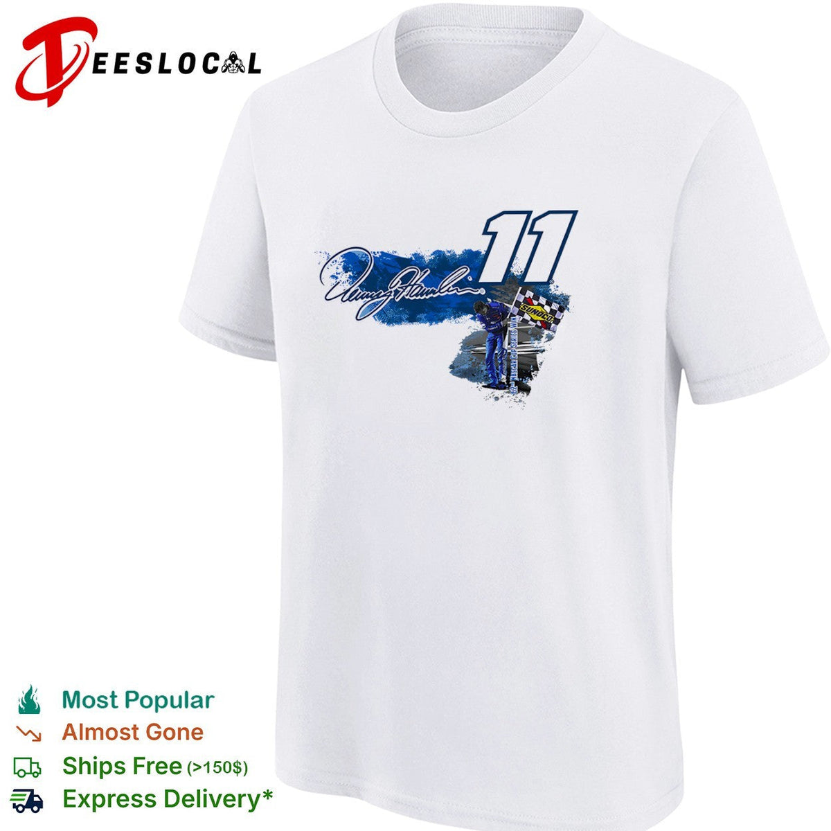 Denny Hamlin 11 NASCAR Cup Series Win Sunoco shirt Unisex
