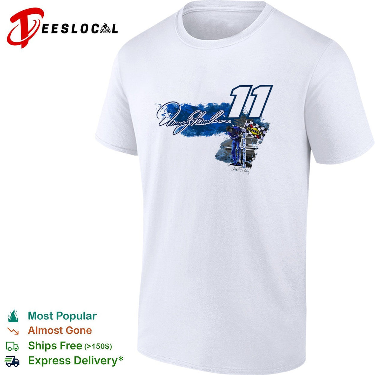 Denny Hamlin 11 NASCAR Cup Series Win Sunoco shirt Unisex