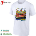 Denny Hamlin Joe Gibbs Racing 11 King Hawaiian Minions and Monsters NASCAR shirt Unisex