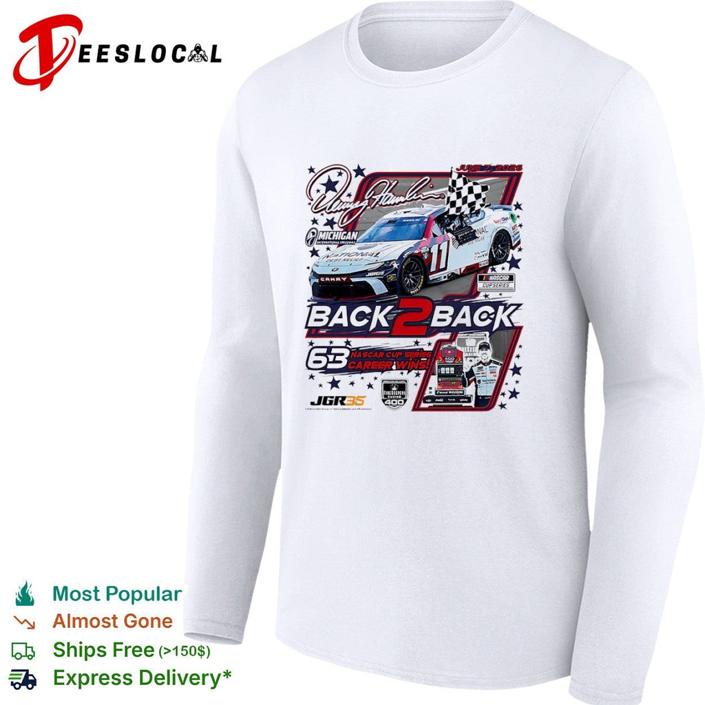 Denny Hamlin Joe Gibbs Racing NASCAR Cup Series Michigan International Speedway shirt Unisex