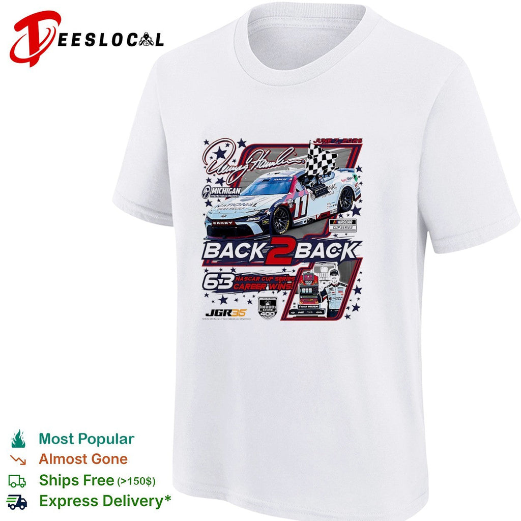 Denny Hamlin Joe Gibbs Racing NASCAR Cup Series Michigan International Speedway shirt Unisex