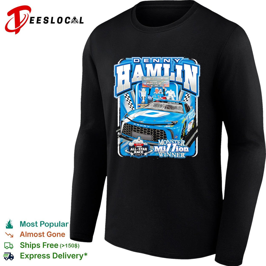Denny Hamlin Joe Gibbs Racing NASCAR Dover All Star Race 2026 Monster Million shirt Unisex