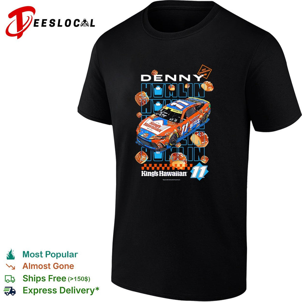 Denny Hamlin Joe Gibbs Racing NASCAR King’s Hawaiian Soft Pretzel Bites 11 shirt Unisex