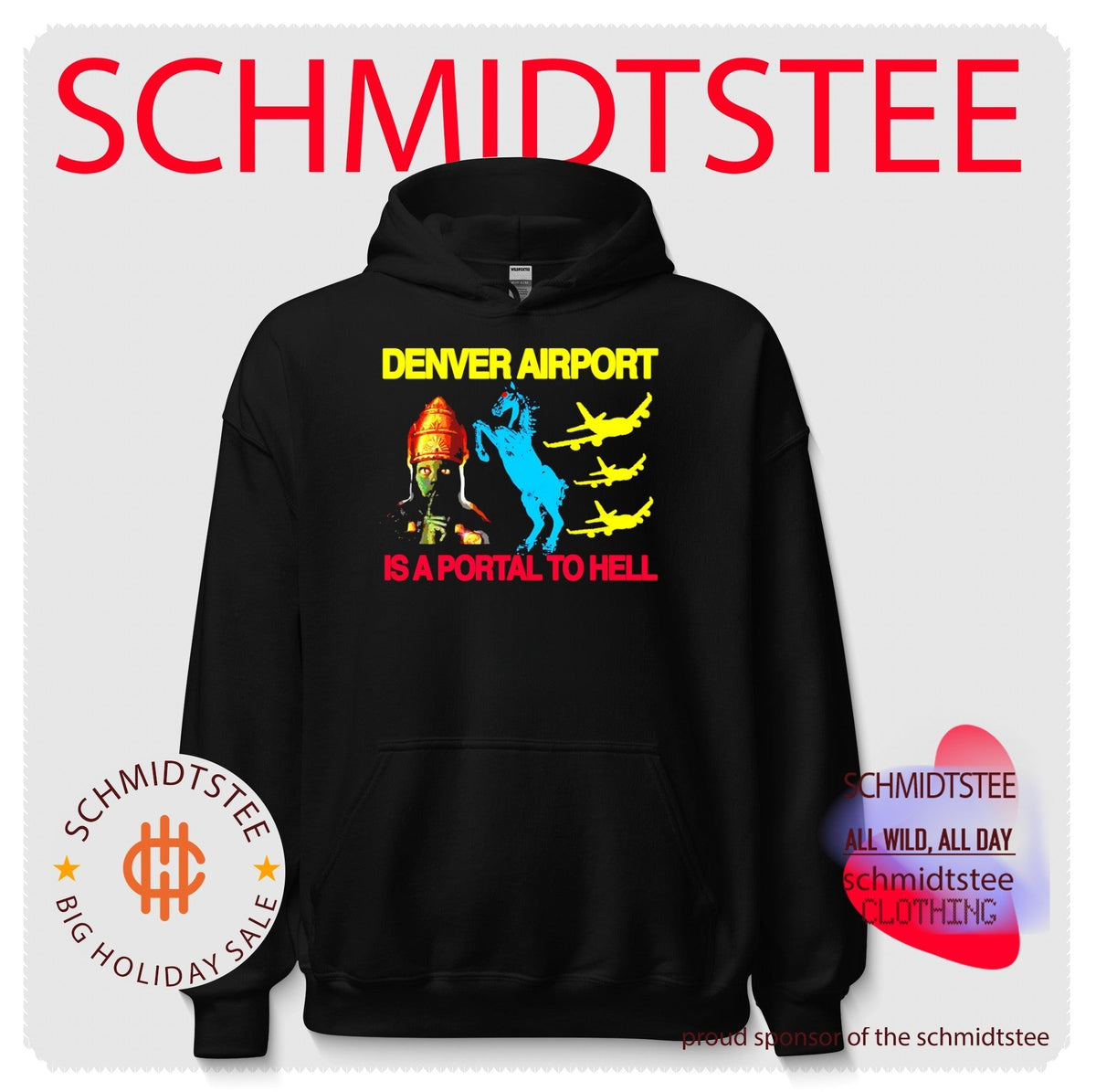 Denver Airport Is a Portal to Hell conspiracy theory shirt Unisex
