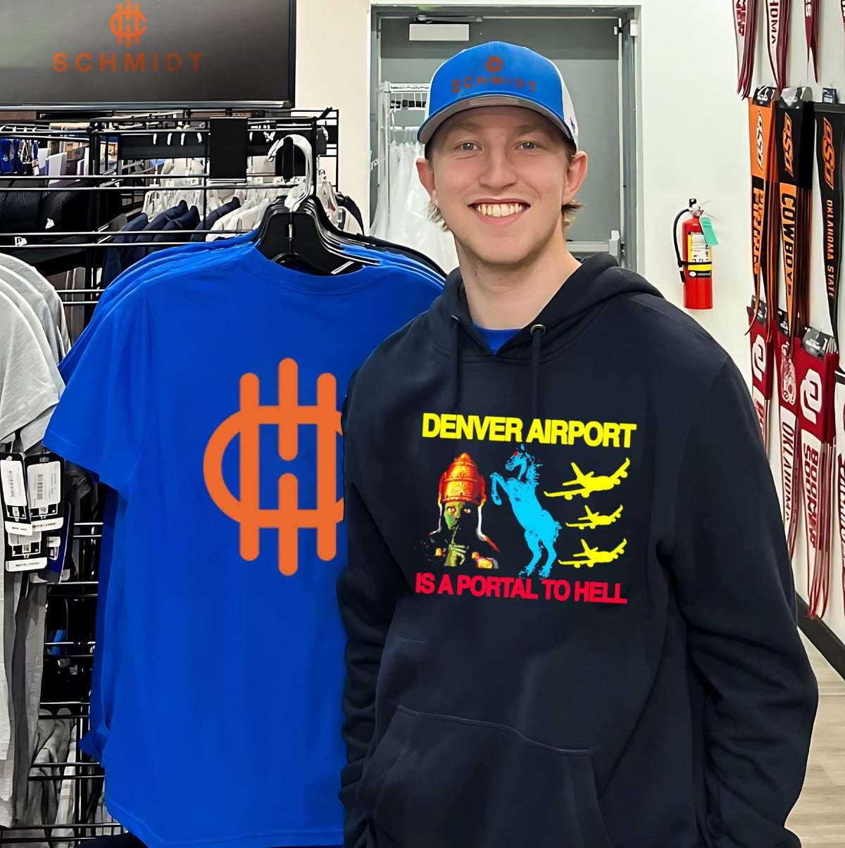 Denver Airport Is a Portal to Hell conspiracy theory shirt Unisex