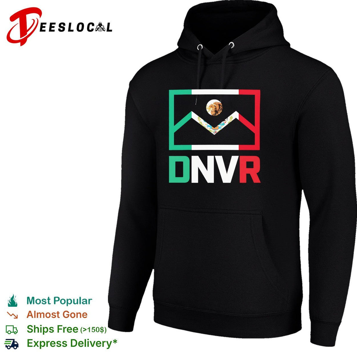 Denver Mexico DNVR flag mashup heritage city pride shirt Unisex