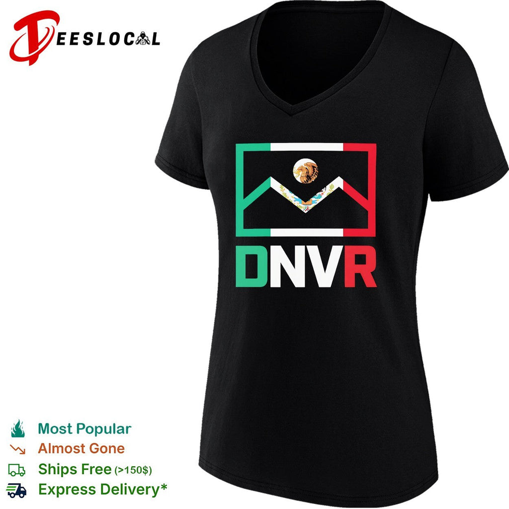 Denver Mexico DNVR flag mashup heritage city pride shirt Unisex