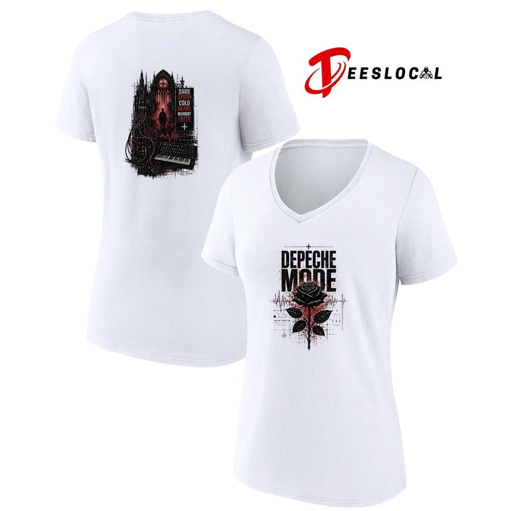 Depeche Mode dark synth cold heart midnight faith graphic shirt Unisex