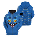 Derpy Tiger Raglan Zip Unisex