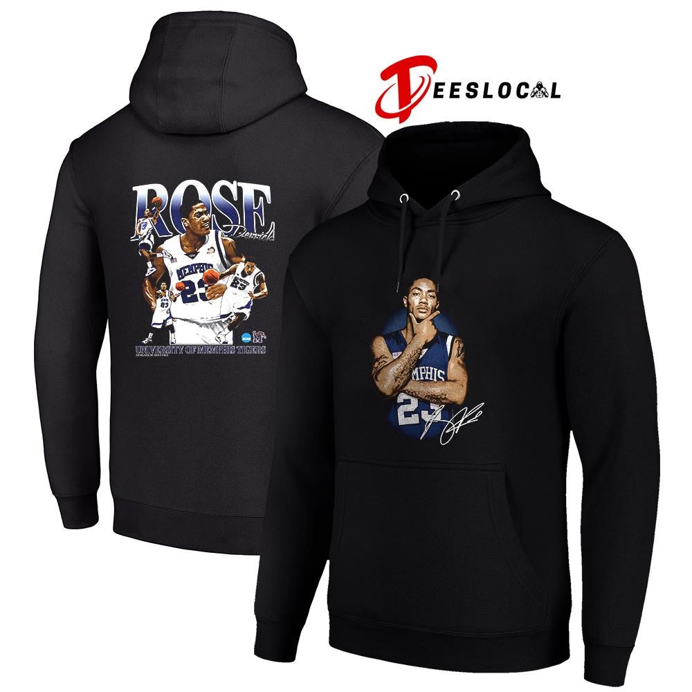 Derrick Rose x University of Memphis Tigers graphic signature shirt Unisex
