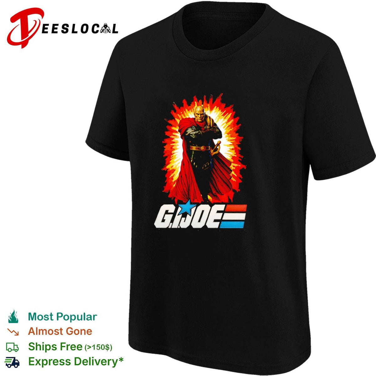 Destro G I Joe Cobra Commander Parody G I Joe A Real American Hero Cobra Command shirt Unisex
