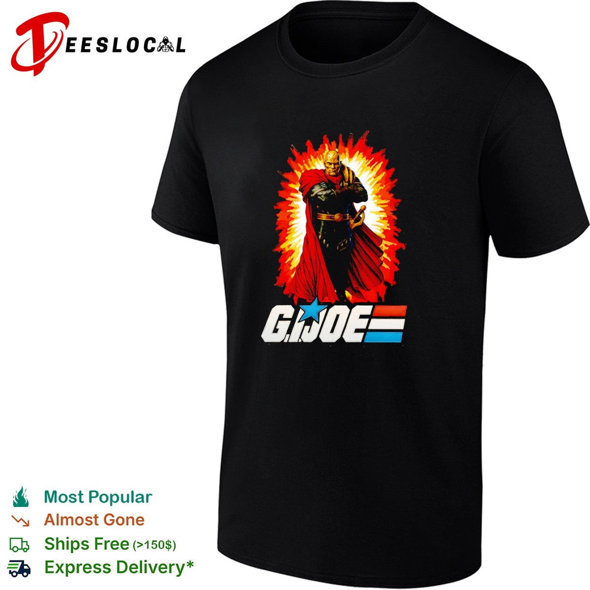 Destro G I Joe Cobra Commander Parody G I Joe A Real American Hero Cobra Command shirt Unisex