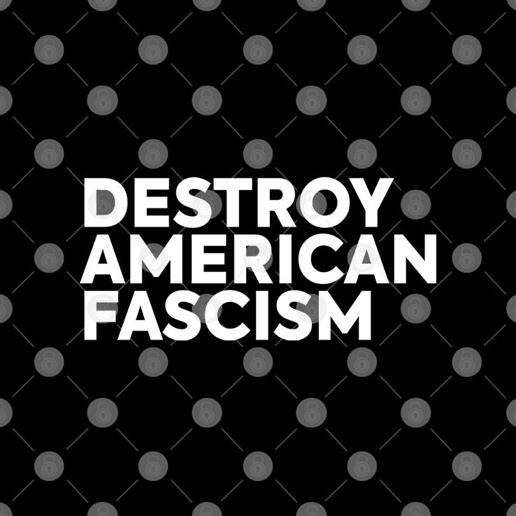 Destroy American Fascism T Shirt Unisex