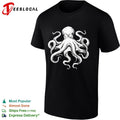 Detailed Kraken Tentacle Marine Life Animal shirt Unisex