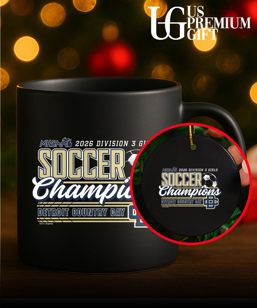 Detroit Country Day MHSAA Girls Soccer D3 Champions 2026 shirt Unisex