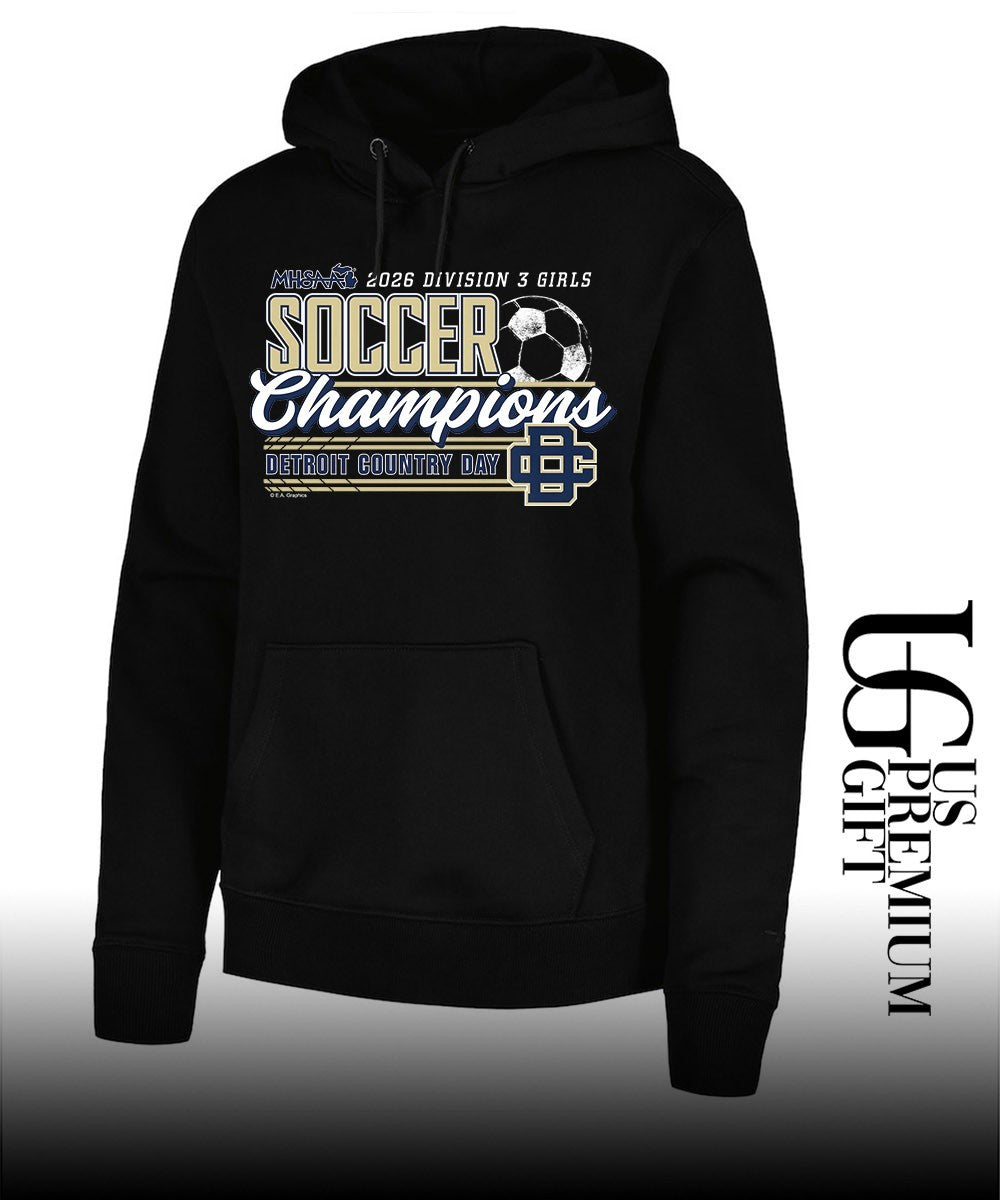 Detroit Country Day MHSAA Girls Soccer D3 Champions 2026 shirt Unisex