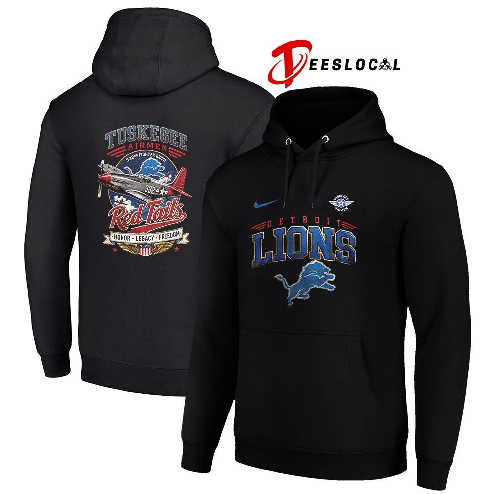 Detroit Lions Tuskegee Airmen Red Tails honor legacy freedom shirt Unisex
