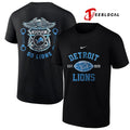 Detroit Lions law enforcement tribute protect and serve logo shirt Unisex