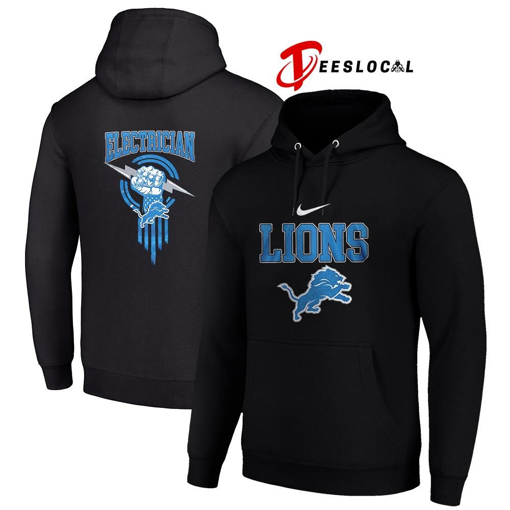 Detroit Lions x Electrician logo shirt Unisex