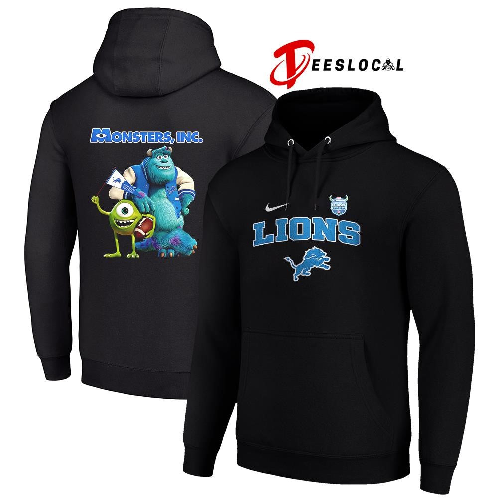 Detroit Lions x Monster Inc Funday cartoon shirt Unisex