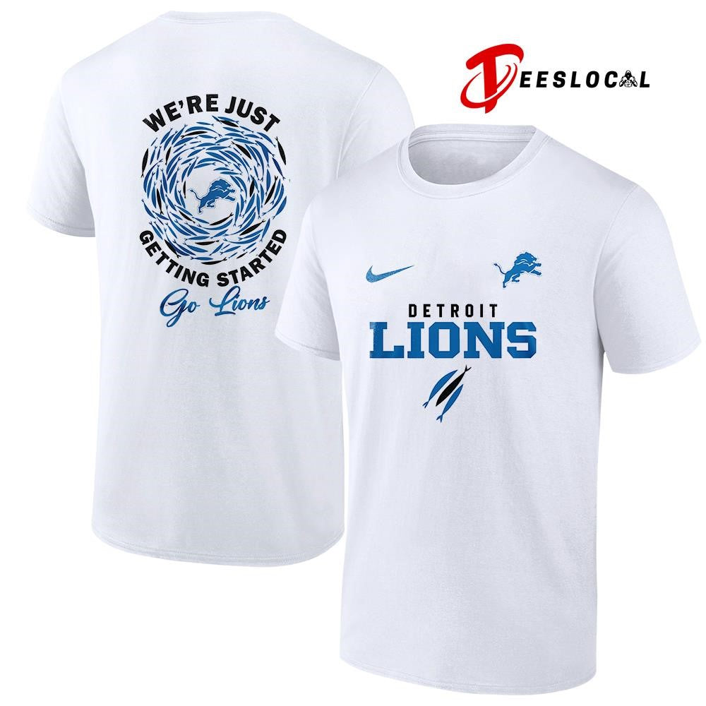 Detroit Lions x The Chosen we’re just getting started logo shirt Unisex