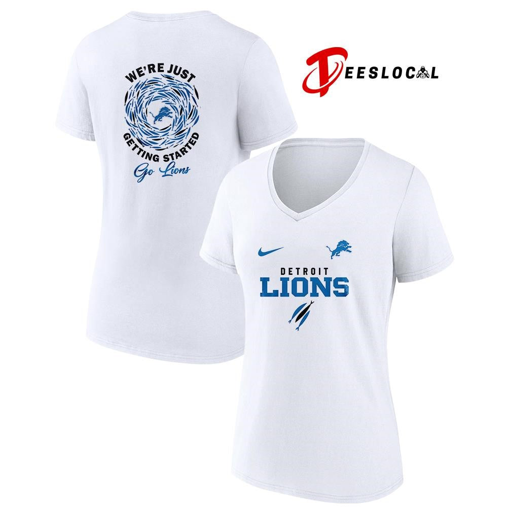 Detroit Lions x The Chosen we’re just getting started logo shirt Unisex