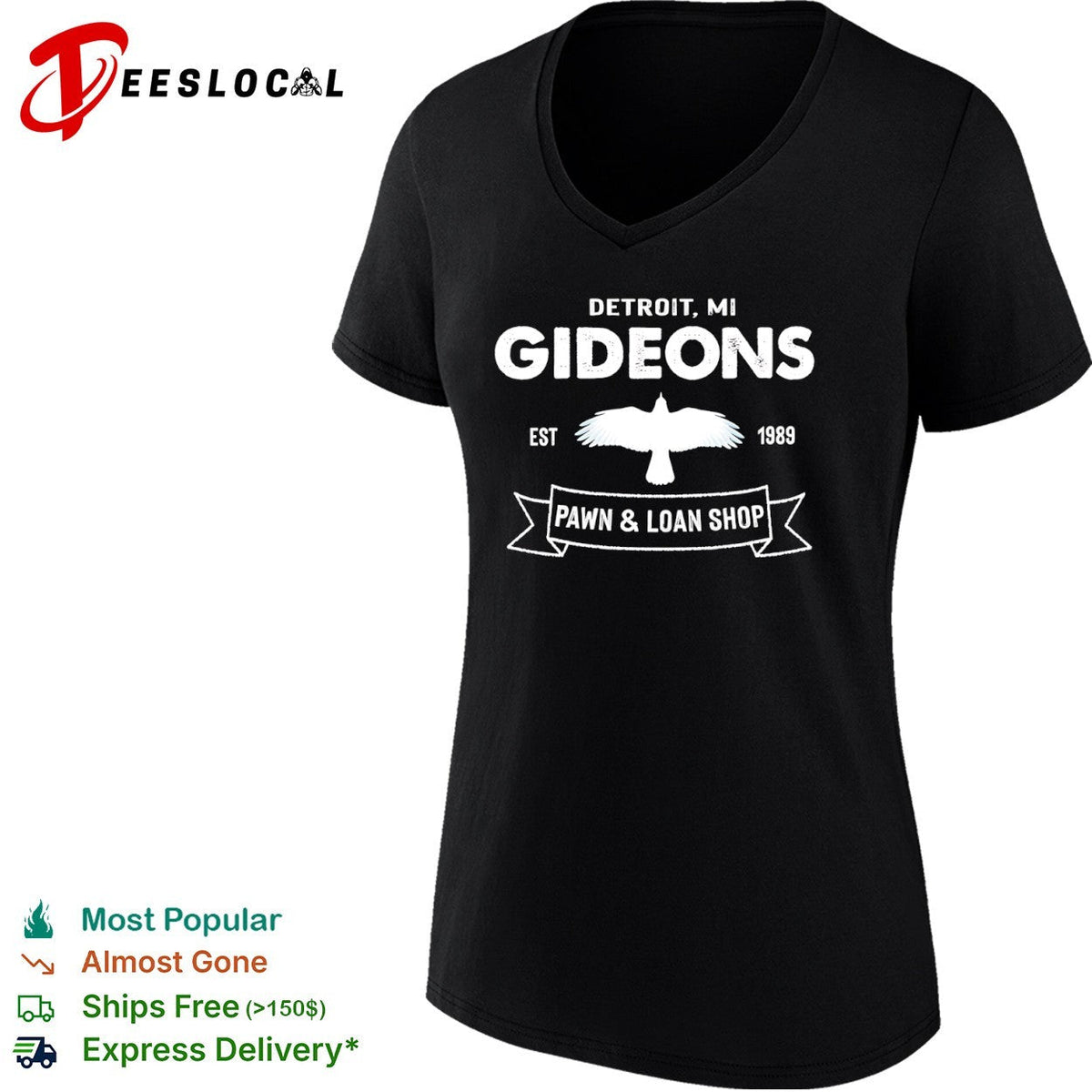 Detroit MI Gideons Pawn and Loan Shop est 1989 eagle shirt Unisex