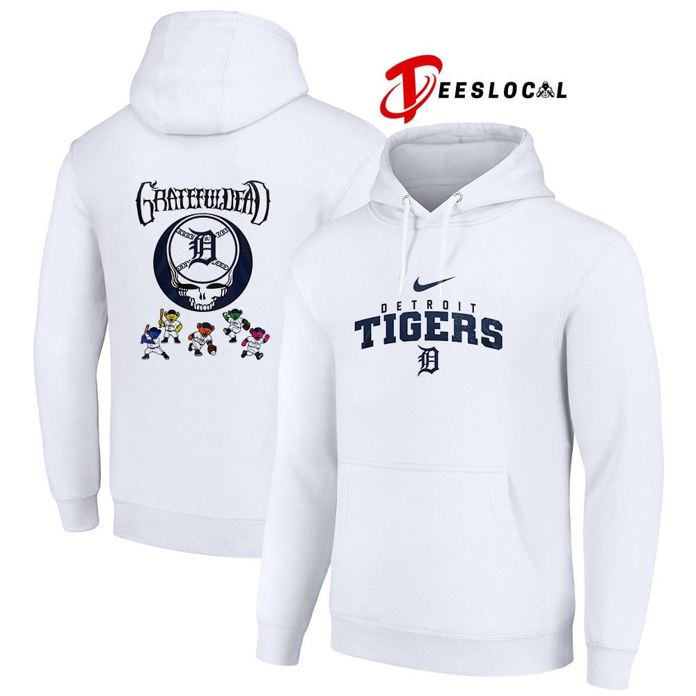 Detroit Tigers x Grateful Dead bear mascot shirt Unisex