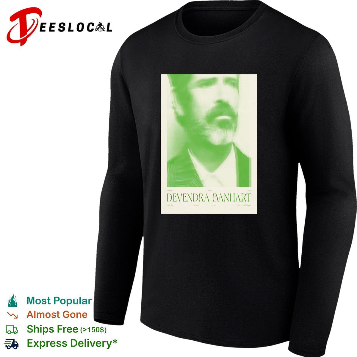 Devendra Banhart Malta Festival Poznan Poland June 25 2024 Summer Solo Music Tour shirt Unisex