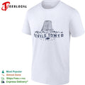 Devils Tower Wyoming National Monument Bison Nature Outdoors Landscape shirt Unisex