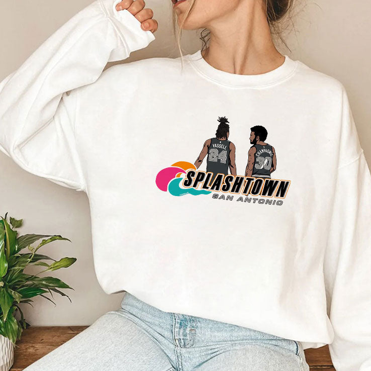 Devin Vassell And Julian Champagnie Splashtown San Antonio T Shirt Unisex