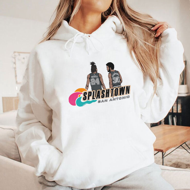 Devin Vassell And Julian Champagnie Splashtown San Antonio T Shirt Unisex