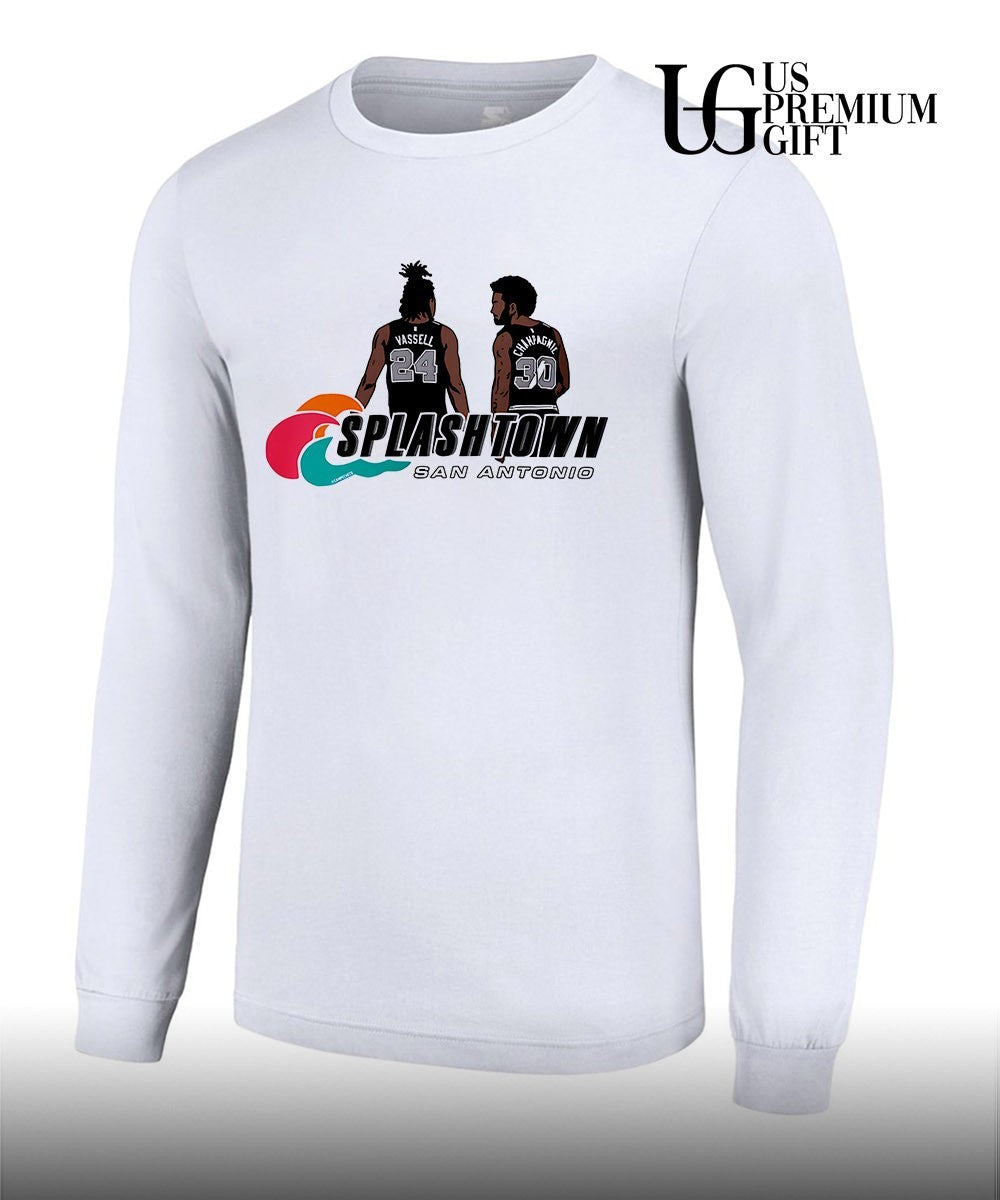 Devin Vassell and Julian Champagnie San Antonio Spurs Splash Town San Antonio shirt Unisex