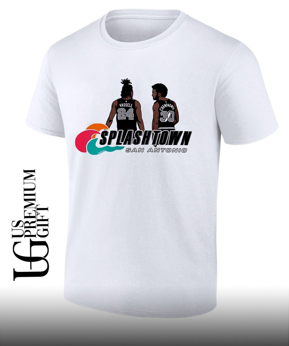 Devin Vassell and Julian Champagnie San Antonio Spurs Splash Town San Antonio shirt Unisex