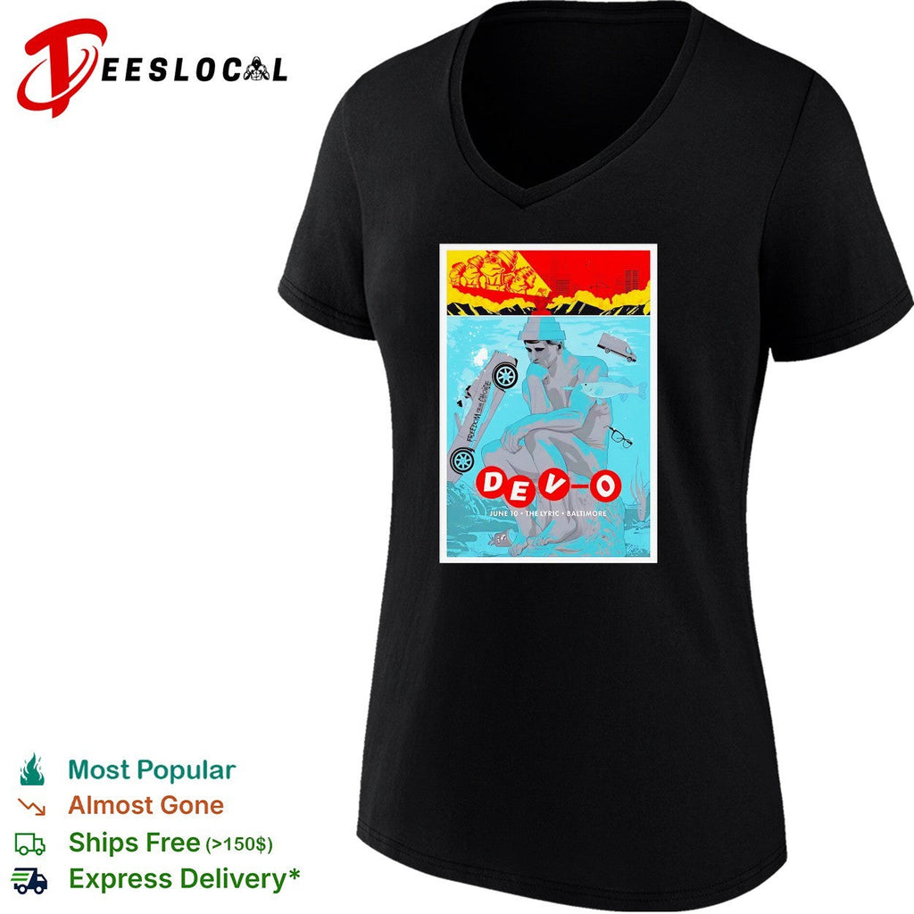 Devo June The Lyric Baltimore concert poster art shirt Unisex