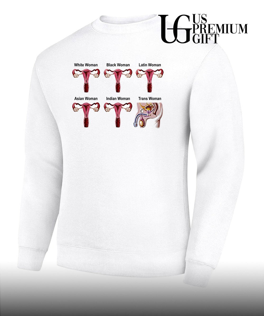 Diagrams Labeled White Woman Black Woman Trans Woman 2026 shirt Unisex