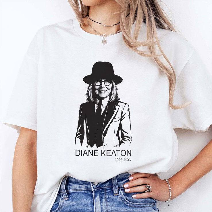 Diane Keaton 1946 2025 Legends Never Die T Shirt Unisex