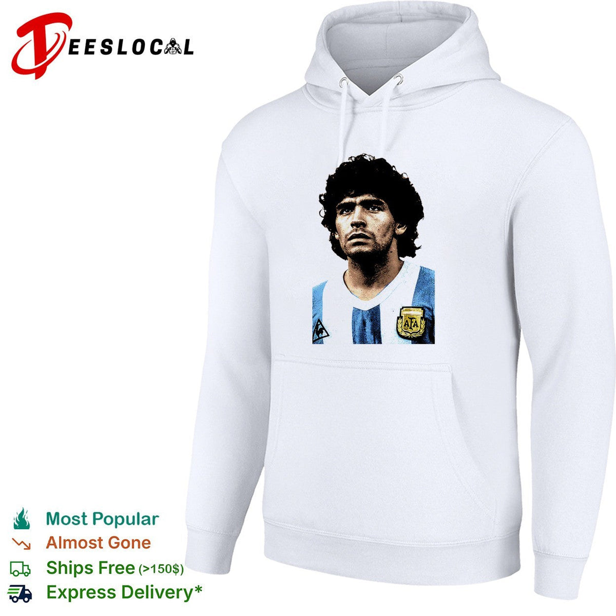Diego Maradona Argentina portrait shirt Unisex