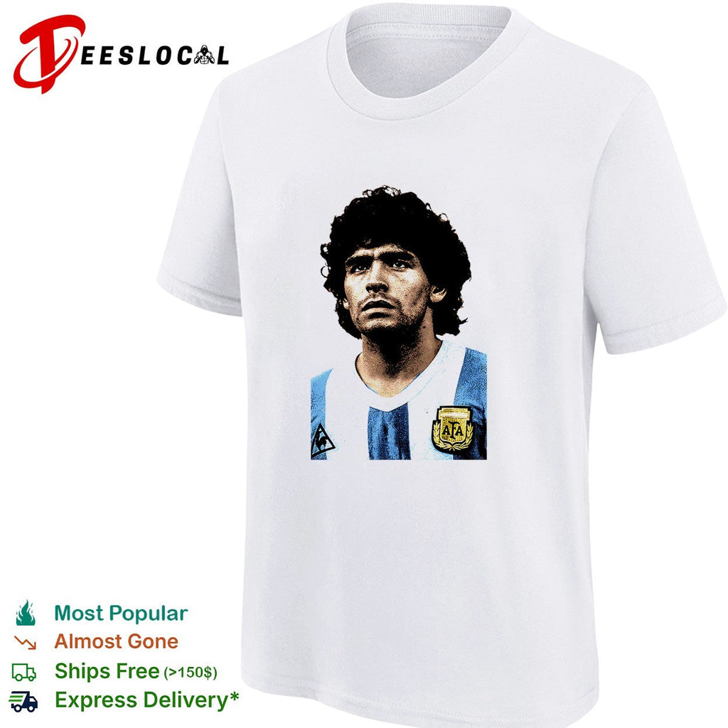 Diego Maradona Argentina portrait shirt Unisex