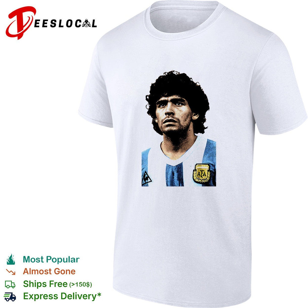 Diego Maradona Argentina portrait shirt Unisex